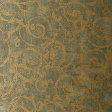 Load image into Gallery viewer, Bernini Scroll Wallpaper in an interior setting