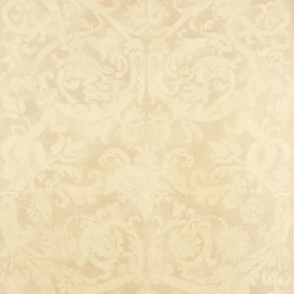 Pontine Damask Wallpaper - Bone