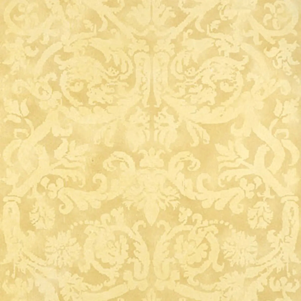 Pontine Damask Wallpaper - Soft Gold