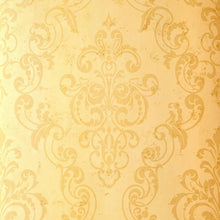 Load image into Gallery viewer, Giovan Damask Wallpaper - Maize