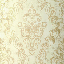 Load image into Gallery viewer, Giovan Damask Wallpaper - Patina