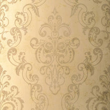 Load image into Gallery viewer, Giovan Damask Wallpaper - Taupe