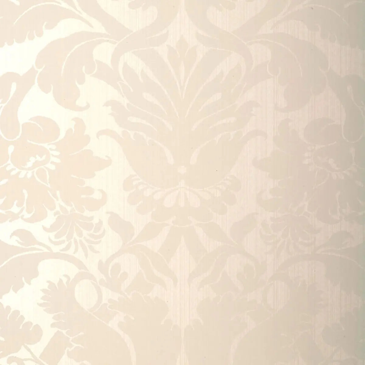 Fiorella Damask Wallpaper in an interior setting