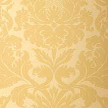 Load image into Gallery viewer, Fiorella Damask Wallpaper - Yellow