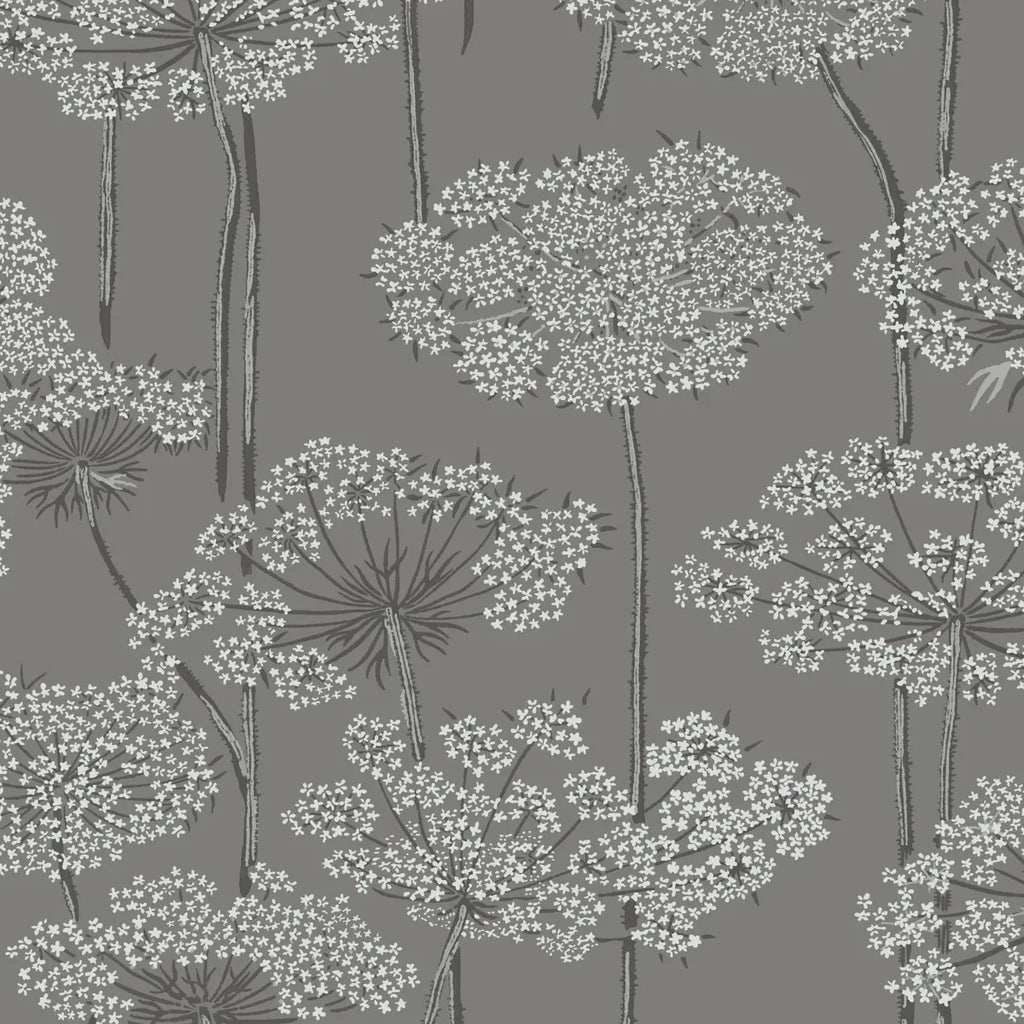 Ingrid Wallpaper - Grey