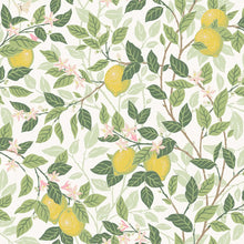 Load image into Gallery viewer, Citronträd Wallpaper - Ivory And Leaf