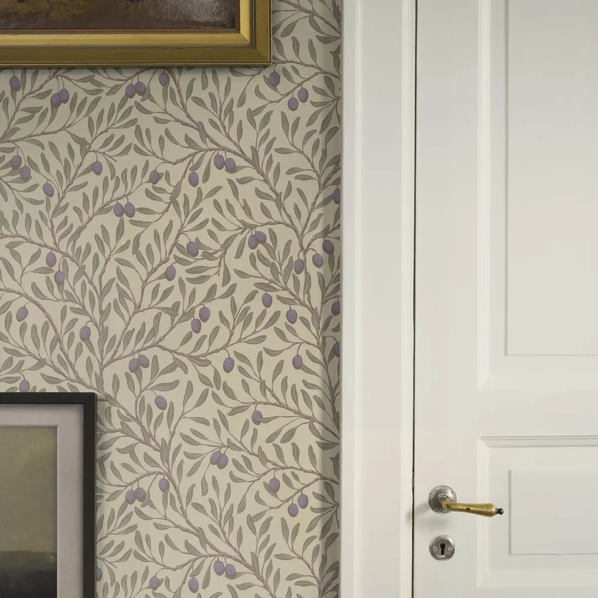 Olivträd Wallpaper in an interior setting