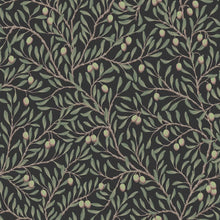 Load image into Gallery viewer, Olivträd Wallpaper - Spruce And Midnight