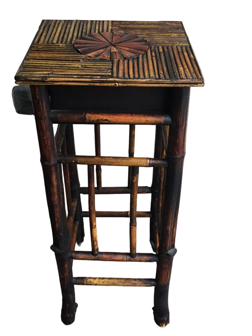 bamboo plant stand