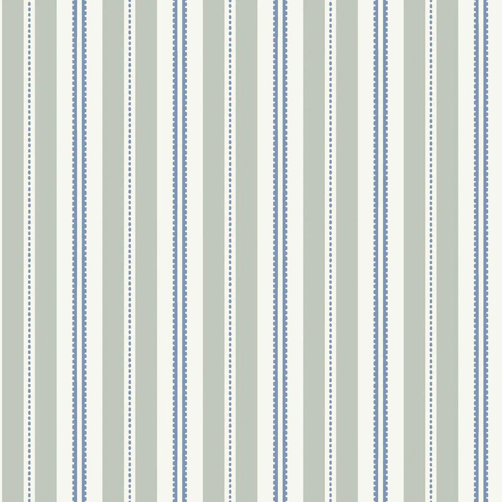 Hedda Wallpaper - Blue And Mineral
