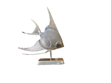 Load image into Gallery viewer, vintage brass angelfish sculpture