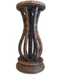 vintage rattan drink table