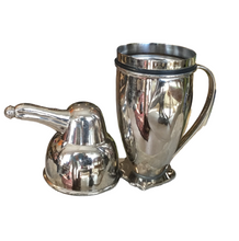 Load image into Gallery viewer, vintage peguin cocktail shaker with pour spout