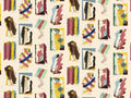 Arlequins wallpaper in Vintage