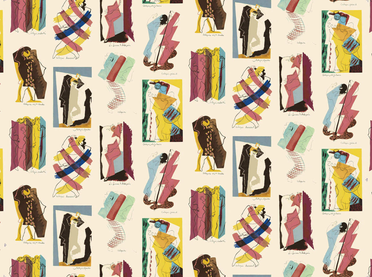 Arlequins wallpaper in Vintage