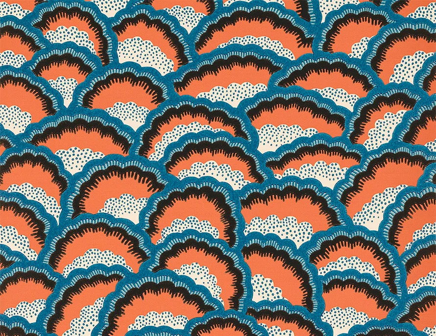 Arlesienne wallpaper in Grenadier