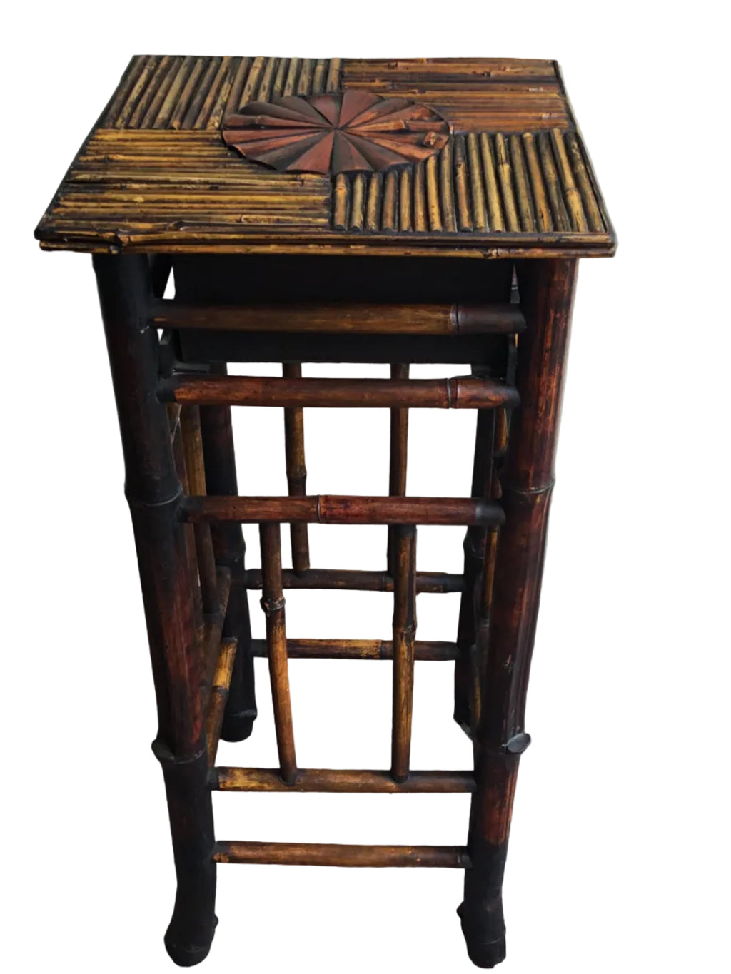 bamboo plant stand
