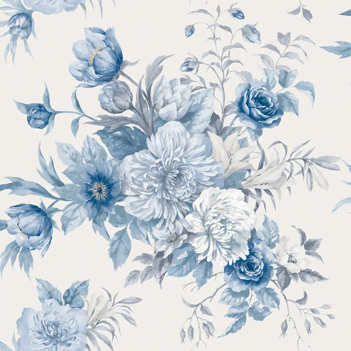 Floral Charm Wallpaper in an interior setting