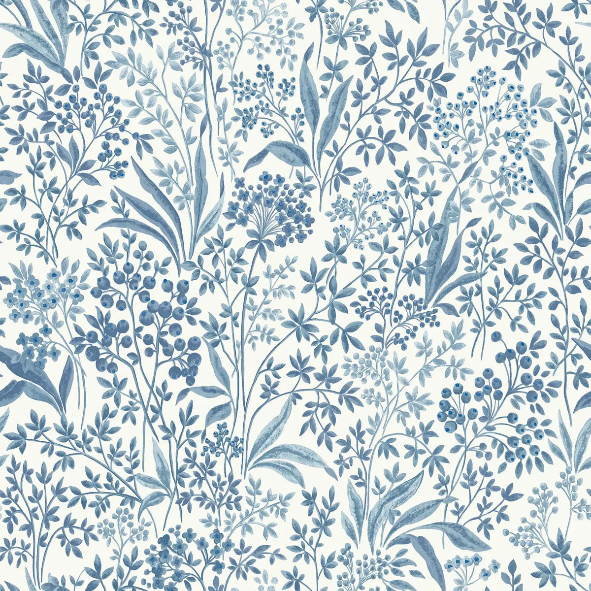 Nocturne Wallpaper - Blue And White