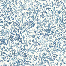 Load image into Gallery viewer, Nocturne Wallpaper - Blue And White