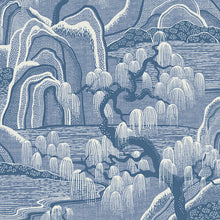 Load image into Gallery viewer, Indigo Garden Wallpaper