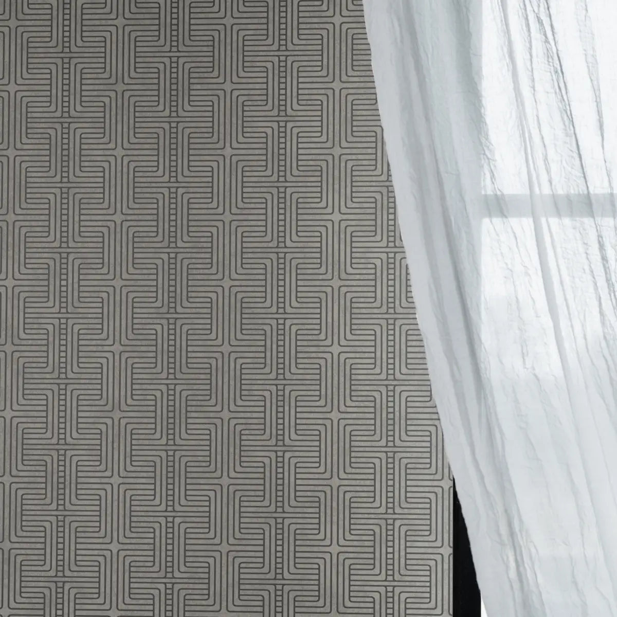 Geo Tribe Wallpaper in an interior setting
