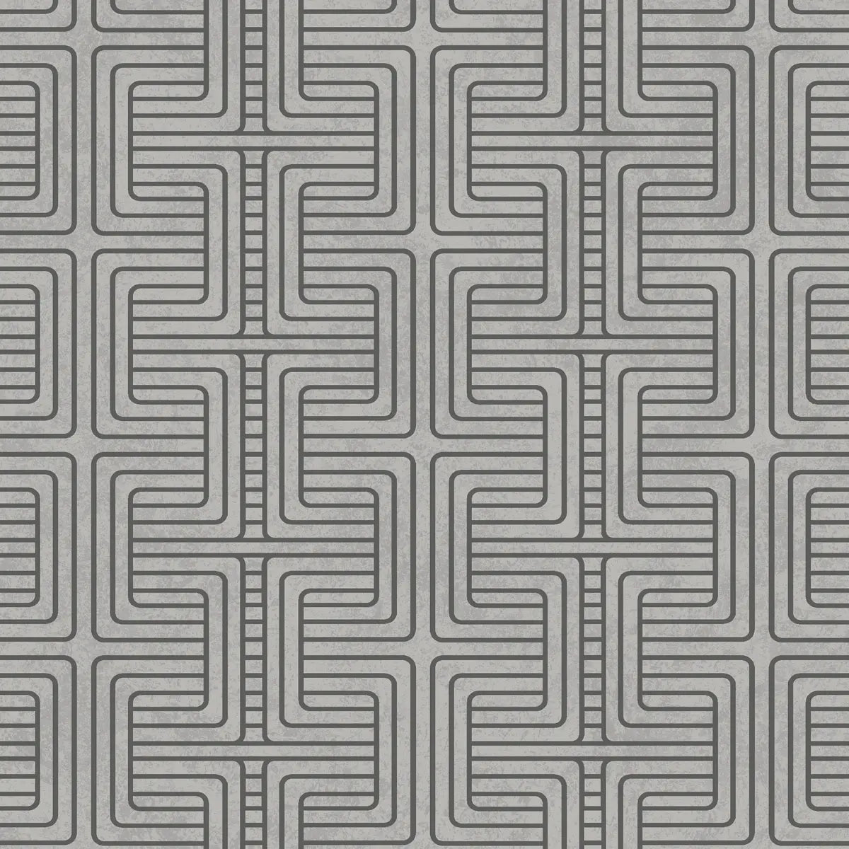 Geo Tribe Wallpaper - Pewter