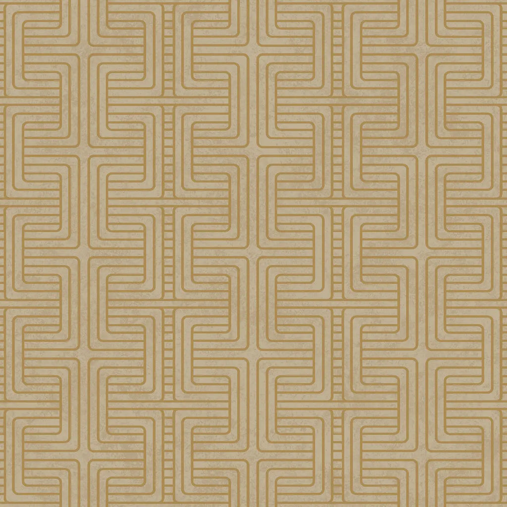 Geo Tribe Wallpaper - Gold