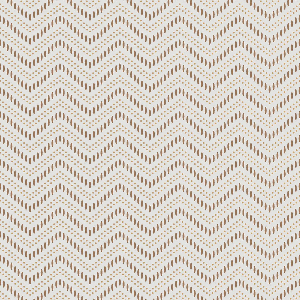 Chevron Dots Wallpaper - Natural