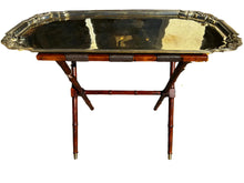 Load image into Gallery viewer, brass tray w/ stand