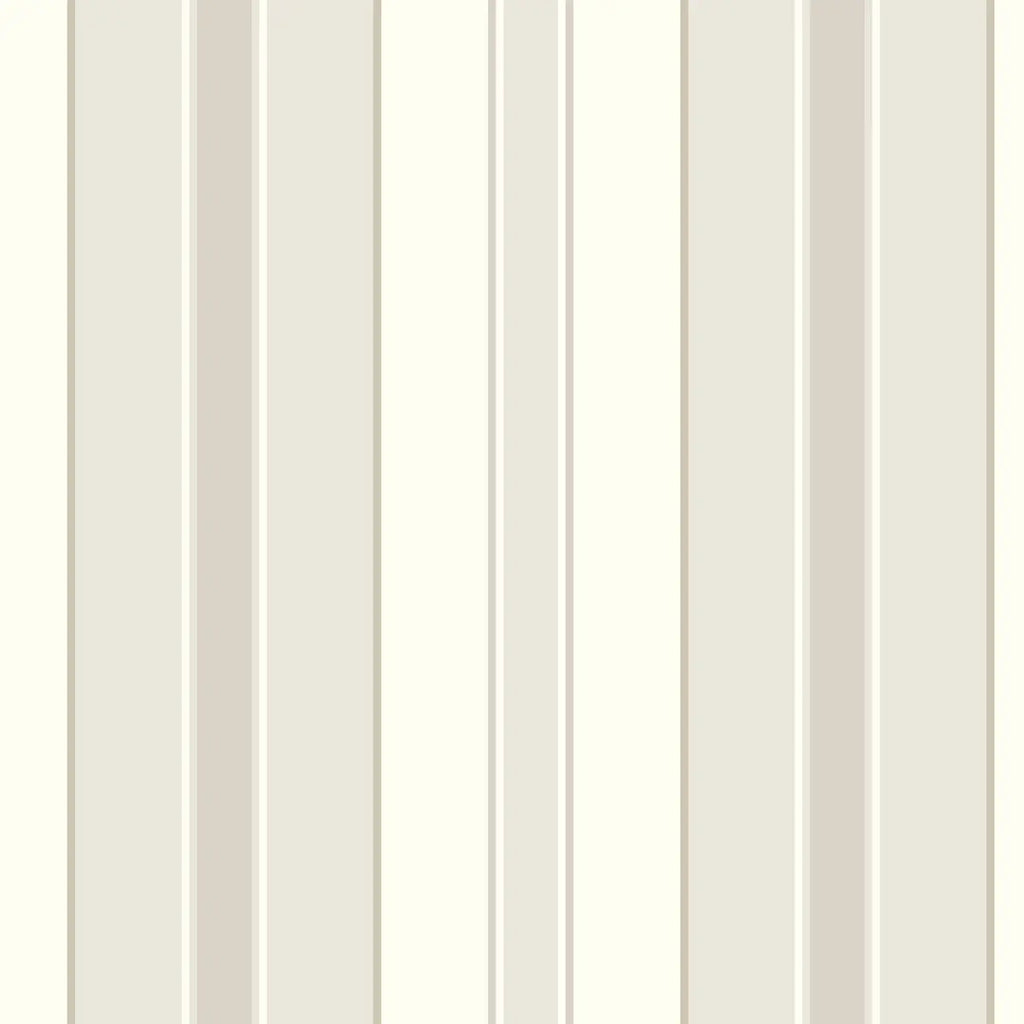 Stockholm Stripe Wallpaper - Sand And Gold