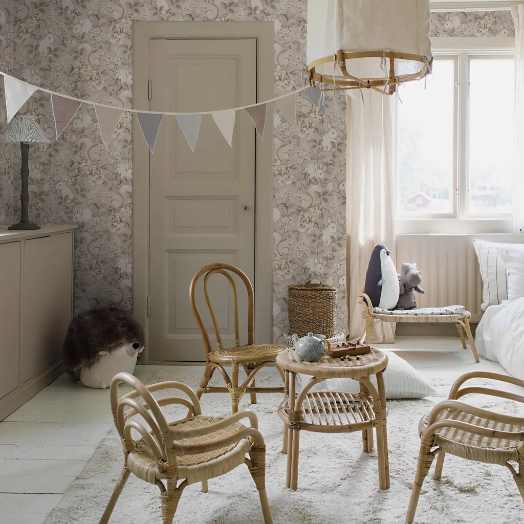 Magic Forest Wallpaper in an interior setting