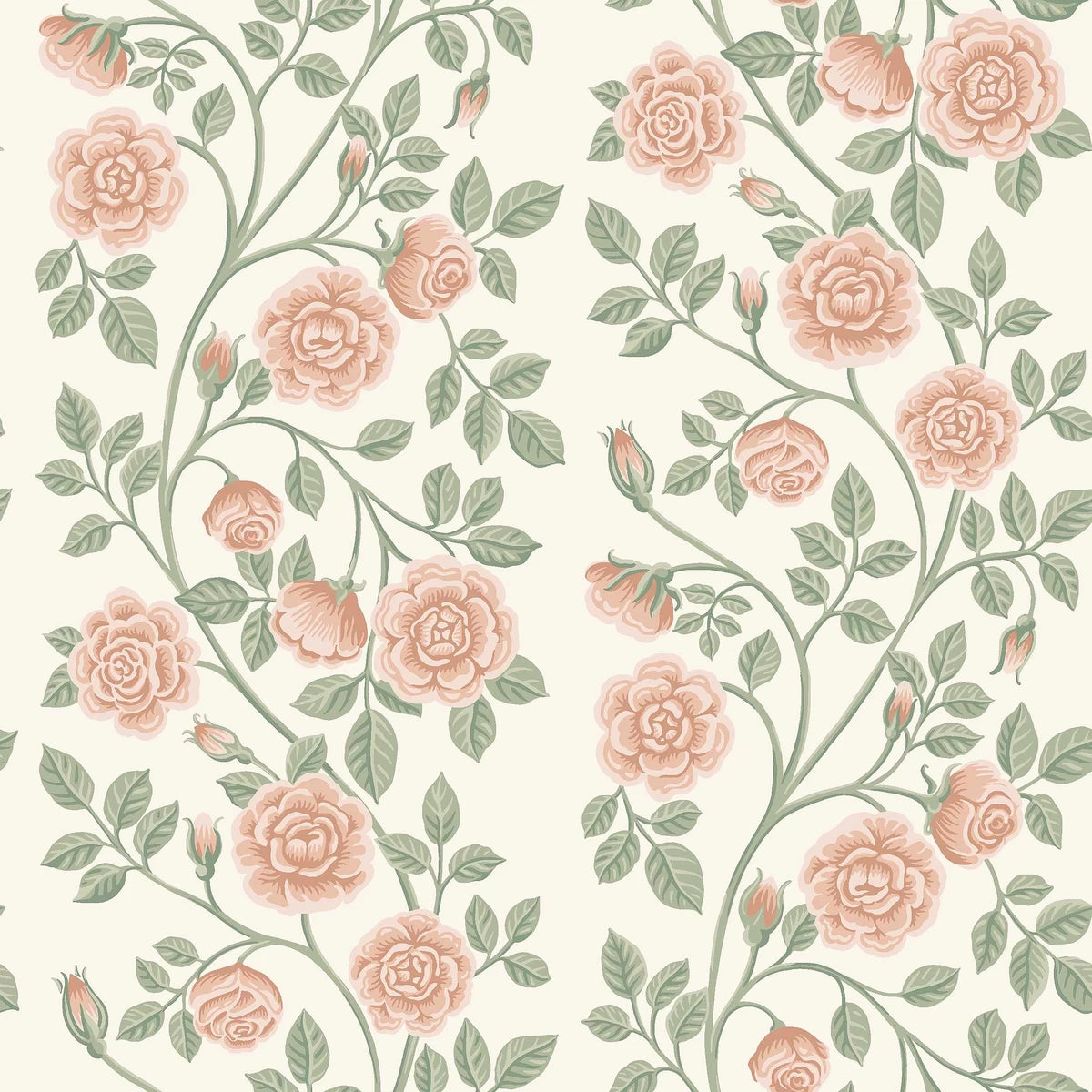 Elsa Wallpaper - Rose
