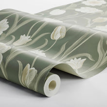 Load image into Gallery viewer, La Belle Epoque Wallpaper in an interior setting