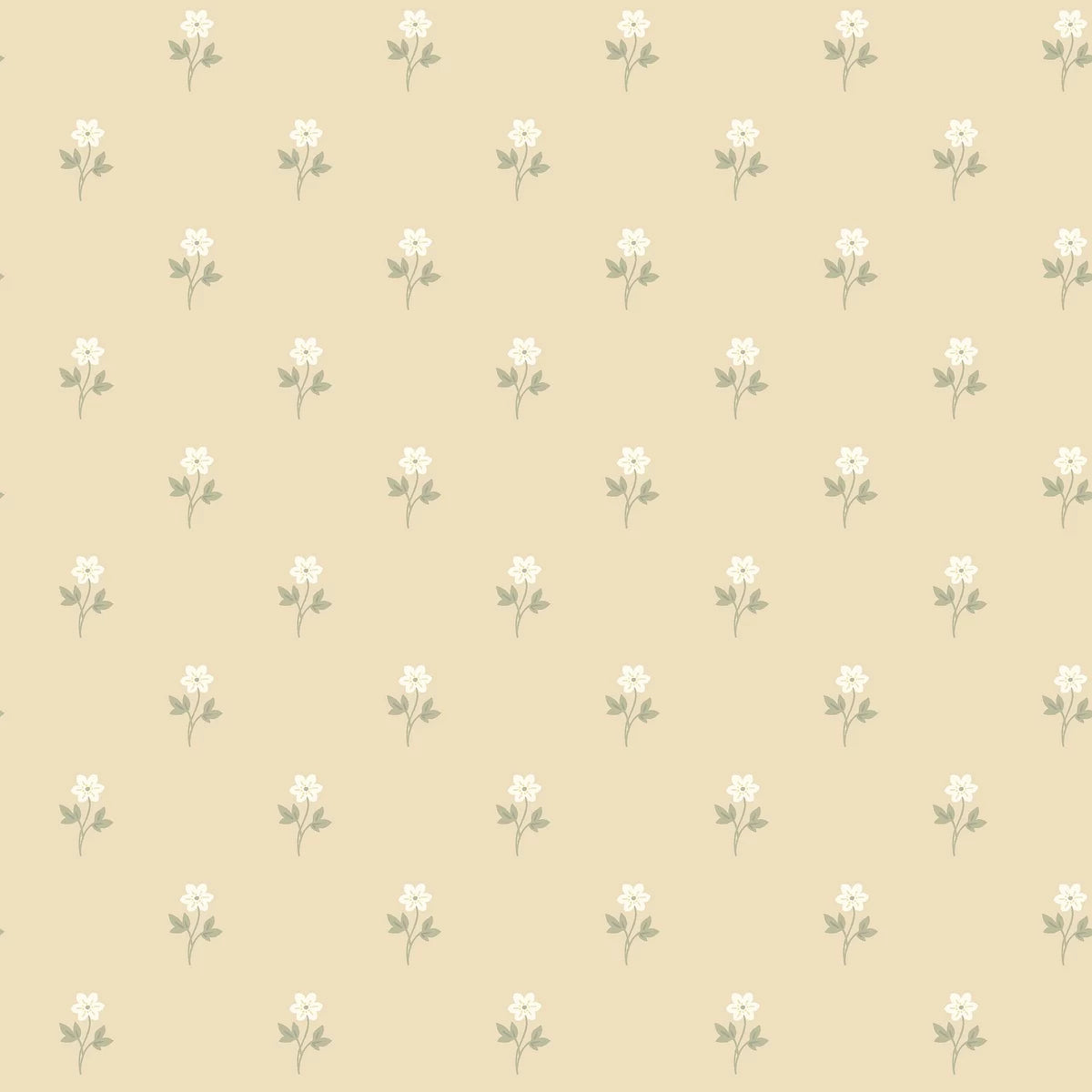 Anemone By Boråstapeter Wallpaper - Wheat