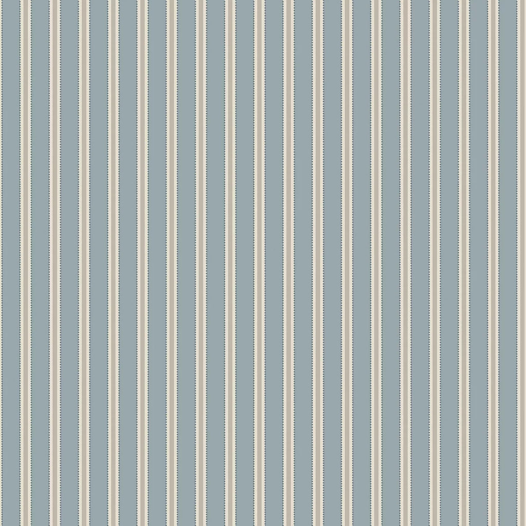 Pärlrand Wallpaper - Blue