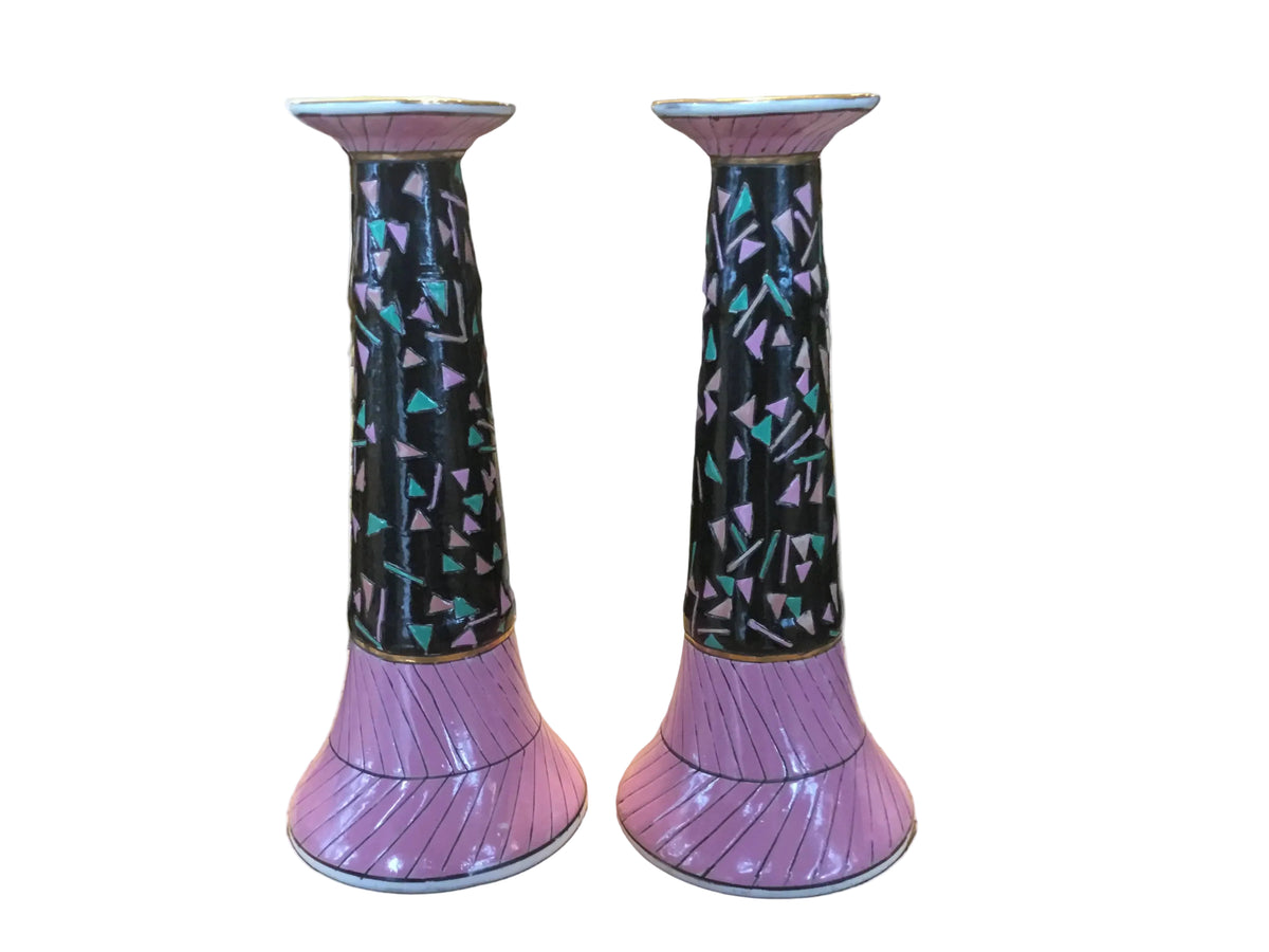 vintage kinder harris decorative taper holders(pair)