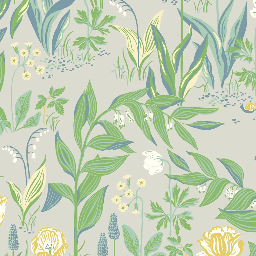 Spring Garden Wallpaper - Leaf Multi