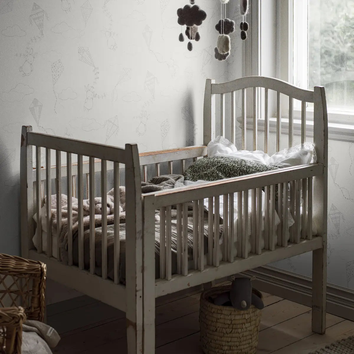 Up & Away Wallpaper in an interior setting