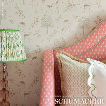 Load image into Gallery viewer, Deer Love Wallpaper in an interior setting