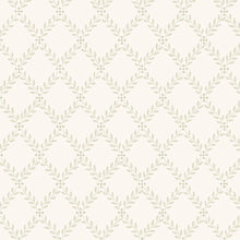 Load image into Gallery viewer, Trellis Leaves Wallpaper - Natural