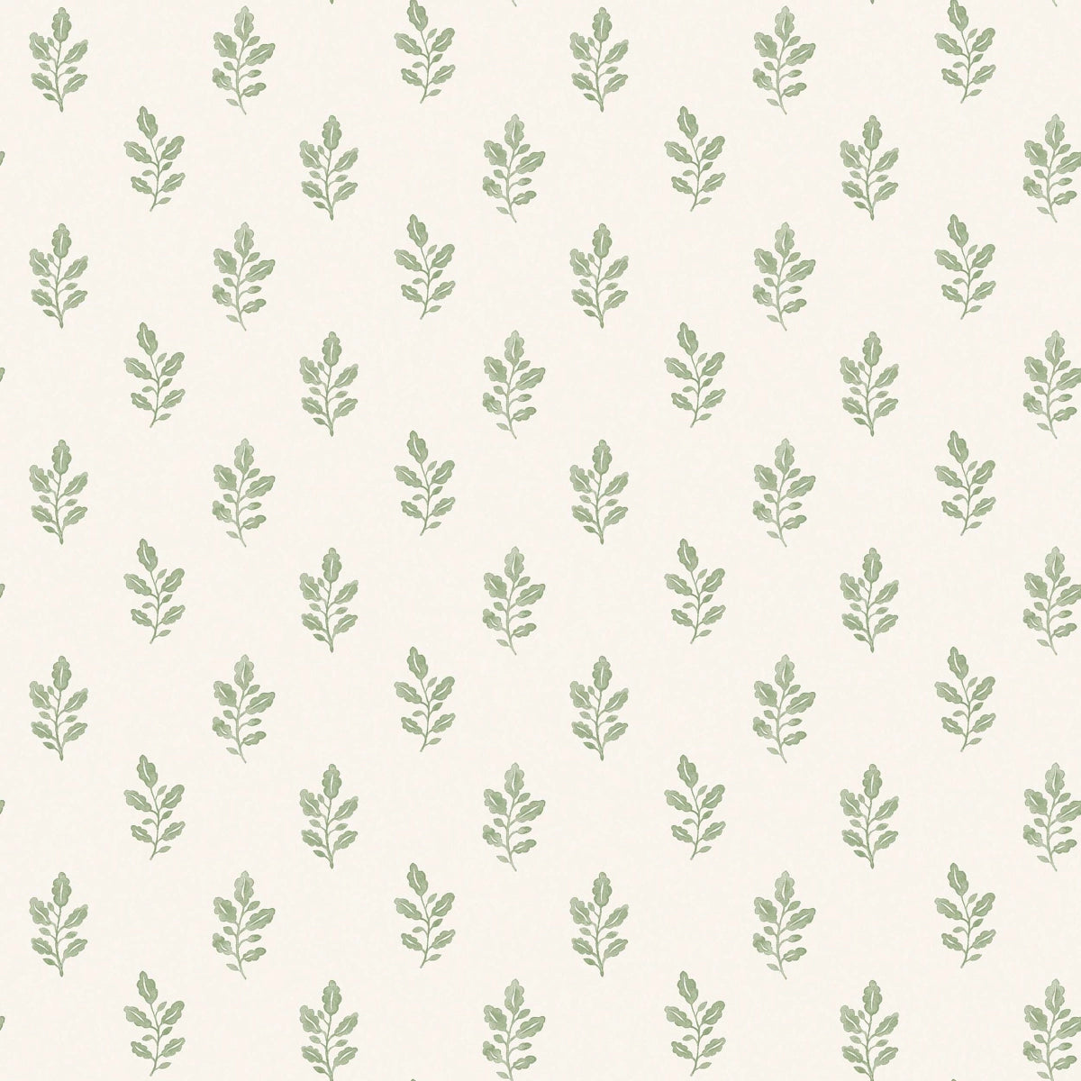 Little Oak Wallpaper - Green