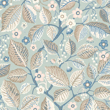 Load image into Gallery viewer, Elm Tree Wallpaper - Blue And Pink