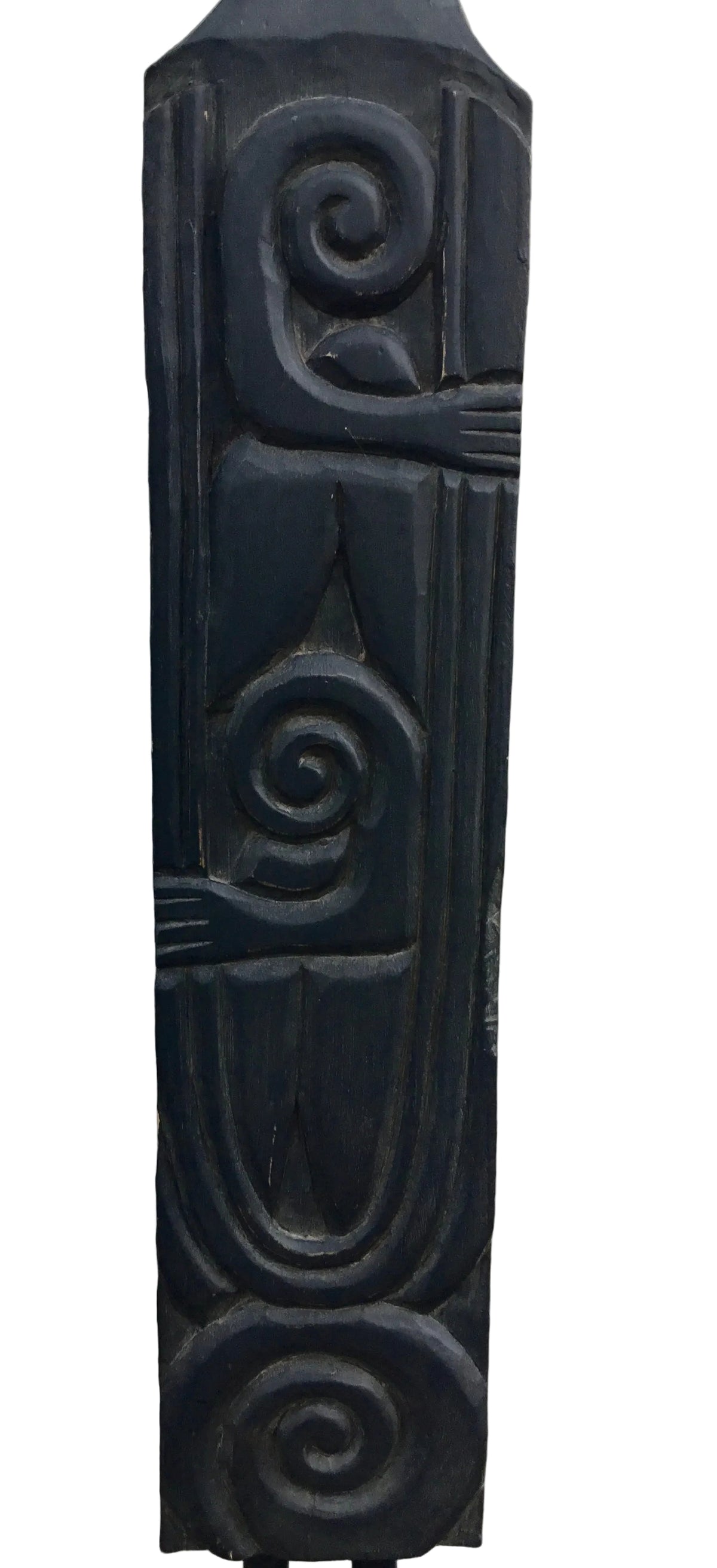 wood carved architecural element