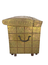 Load image into Gallery viewer, Vintage Copper &amp; Wood Chest