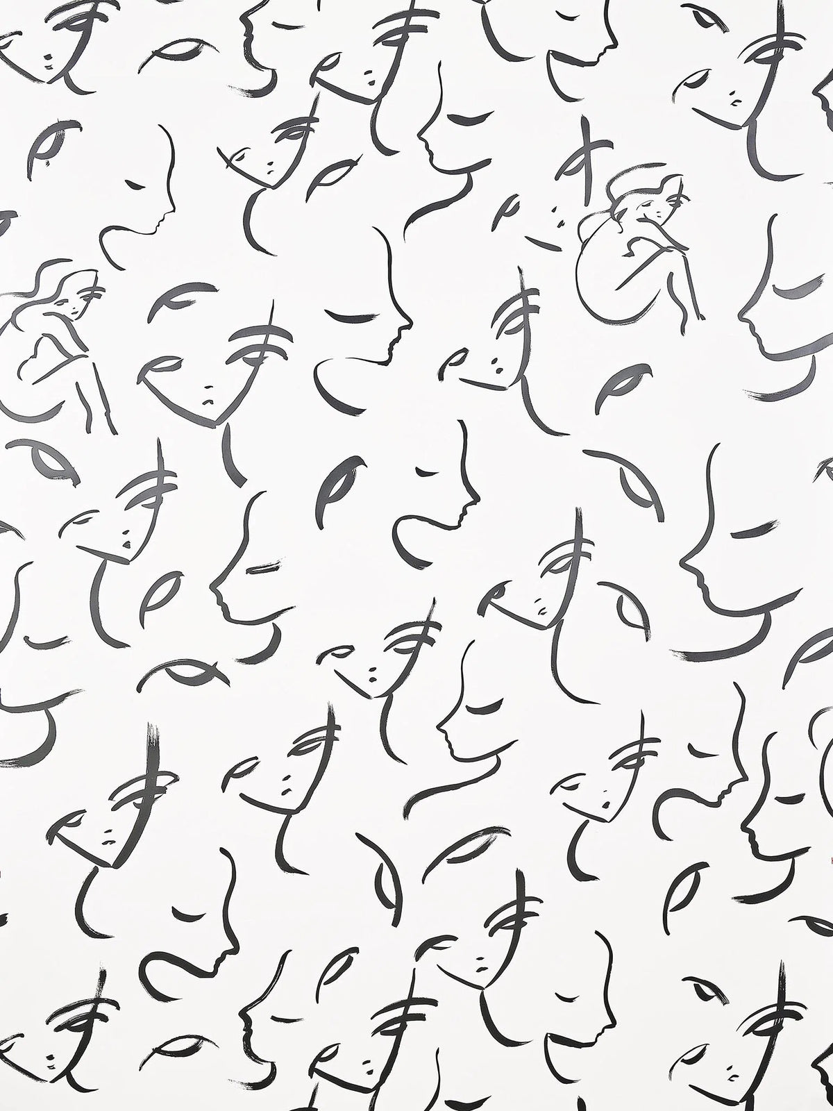 Gabrielle wallpaper in Noir