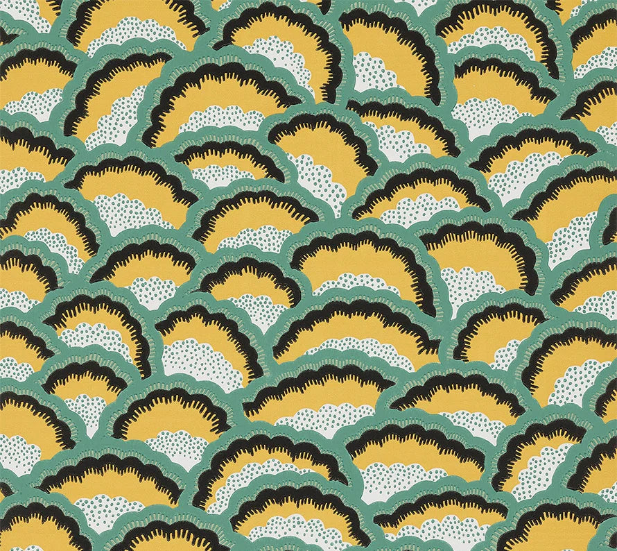 Arlesienne wallpaper in Mimosa