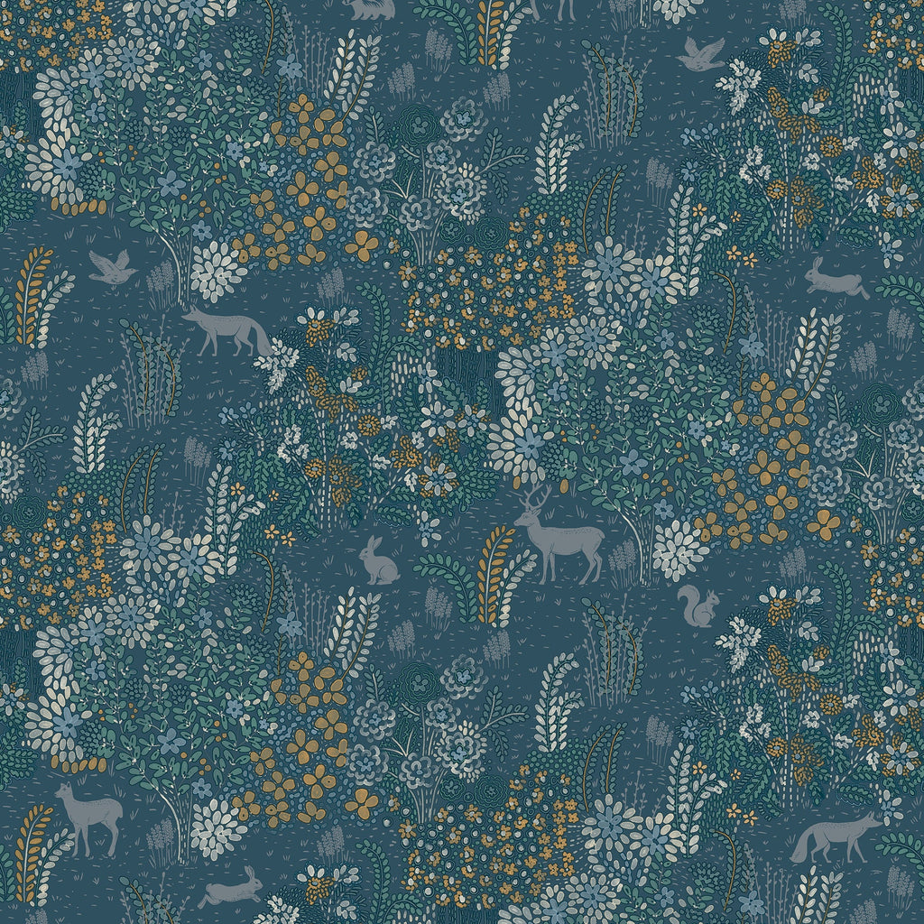 Babylon Wallpaper - Blue pattern