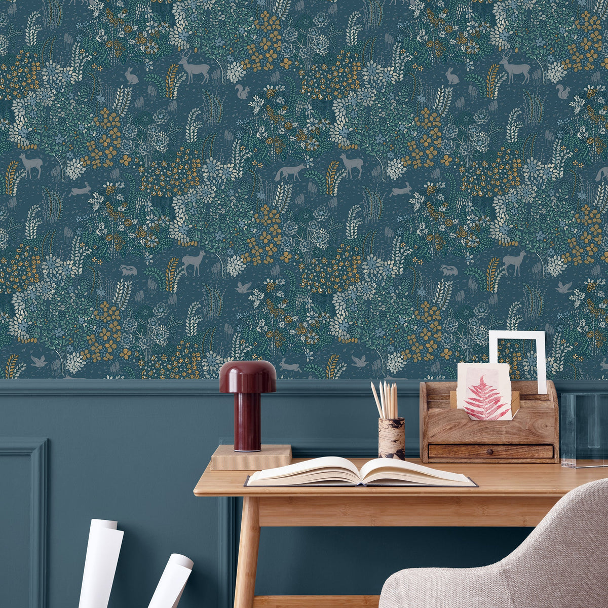 Babylon Wallpaper - Blue room view