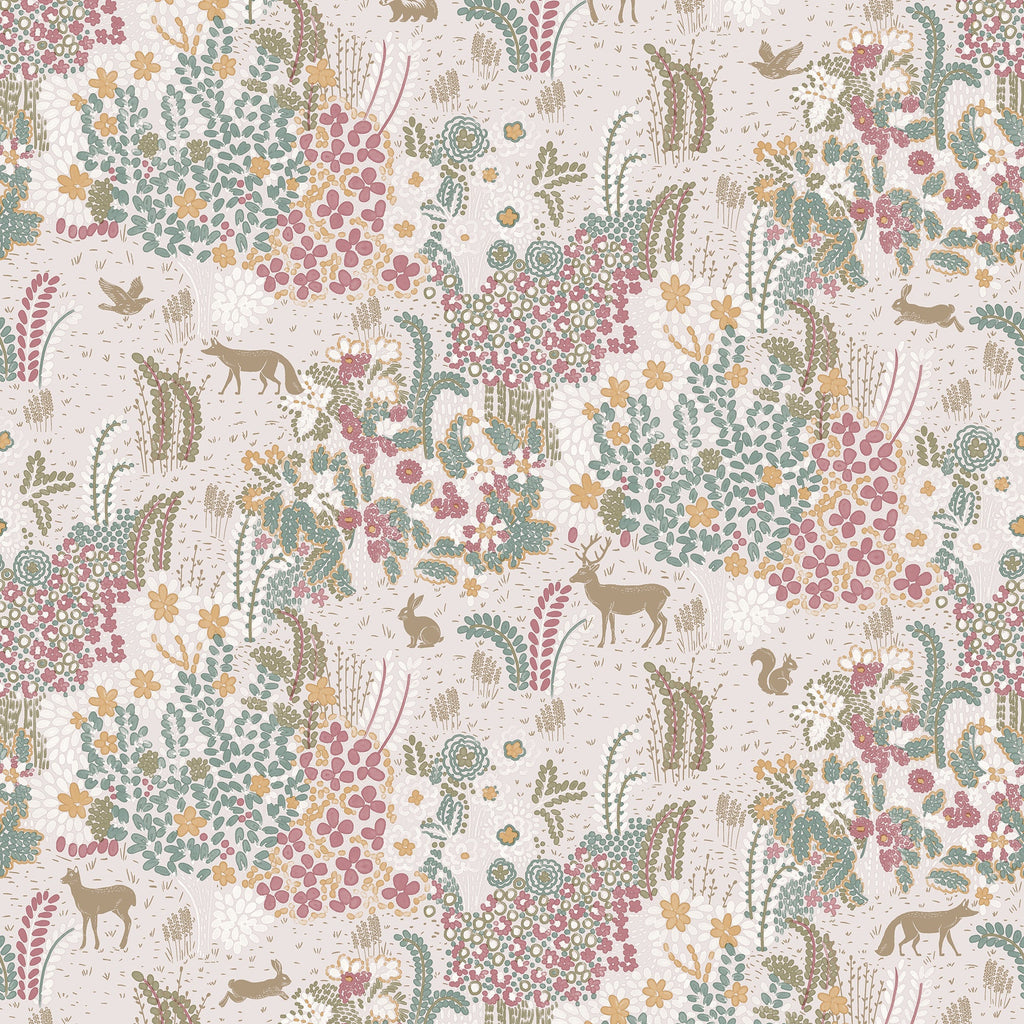 Babylon Wallpaper - Pink pattern